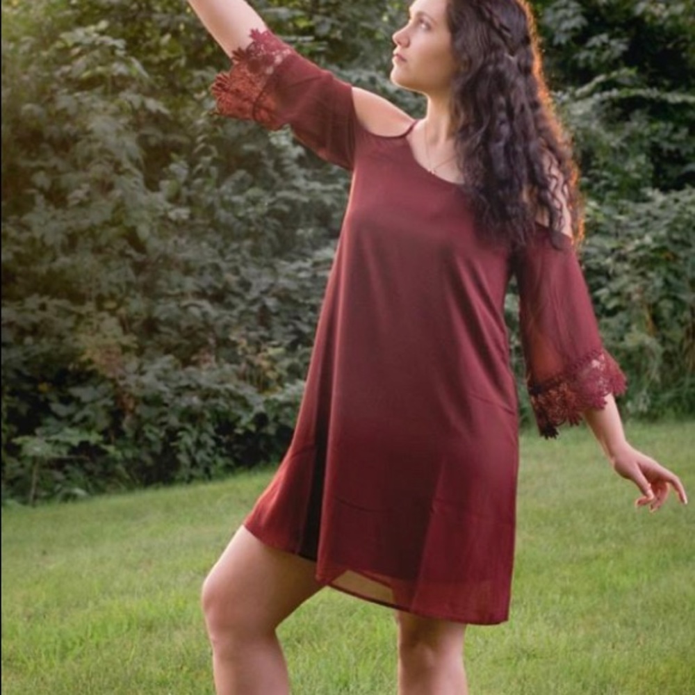 Maurice’s Maroon Dress